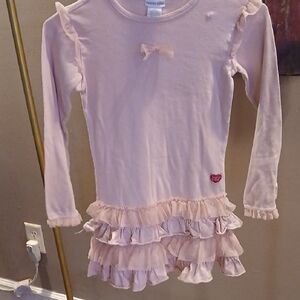 Naartjie Light Pink Ruffled Dress